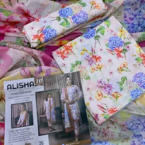 Elegant Lawn 3-Piece Unstitched Suit