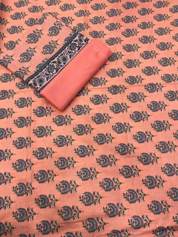 Elegant Lawn 3-Piece Unstitched Suit